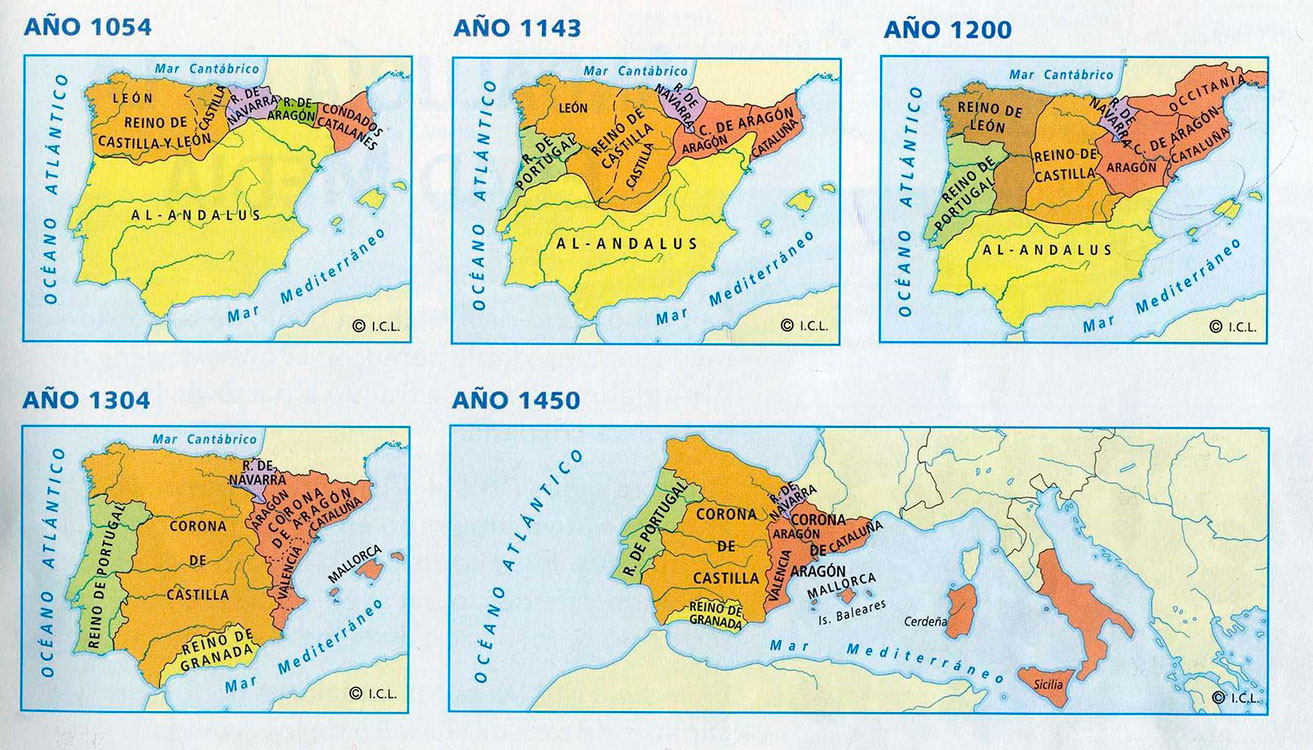 Reconquista-fases-mapa